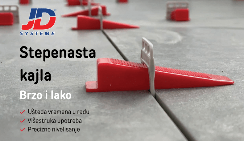 stepenasta kajla za pločice